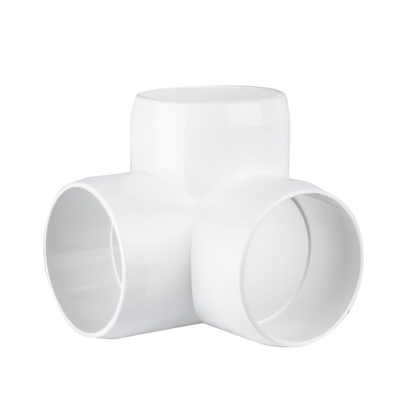 Circo PVC Pipe Fitting - 2" 3 Way Elbow Connector - Heavy Duty for Furniture, Sheds, Gardens, Greenhouses - Image 1